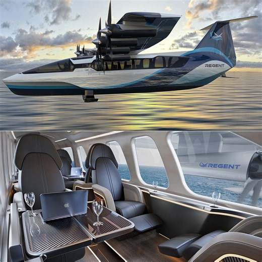 Regent's 12-Passenger Electric Viceroy Seaglider Set to Soar Over Water