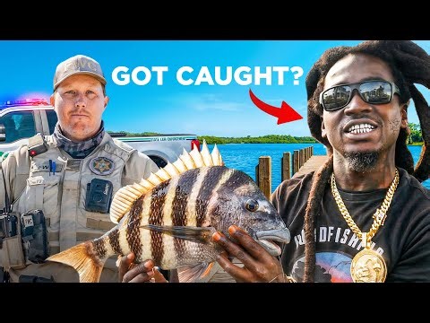 We Got Stopped By FWC 😳 Did We MESS UP?! (Catch, Clean & Cook)
