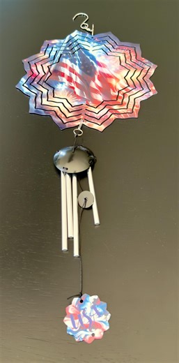 America's 250th Birthday Wind Spinner With Chimes - Etsy