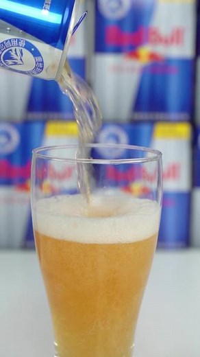 奥地利进口红牛，添加了阿尔卑斯冰山泉水，富含人体所需的牛磺酸维生素葡萄糖，经常熬夜加班运动的选它#奥地利红牛 - 抖音