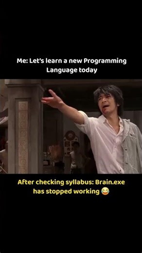 every time when I try to learn a new programming language