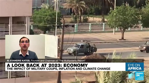  #2023 was the year of many coups, effects of #climate change, wars. What #economic impact did it have on different parts of the continent? Our guest, Alexandre Kateb, an #economist - founder and chairman of the #multipolarity report, answers to our questions ⤵️ | Eye on Africa - France 24 | Facebook