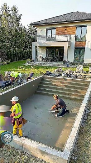 INSANE BACKYARD POOL TRANSFORMATION 😱 | Balcony Water Slide Villa Build (Before → After)