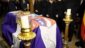 Princess Irene's coffin arrives for funeral rites