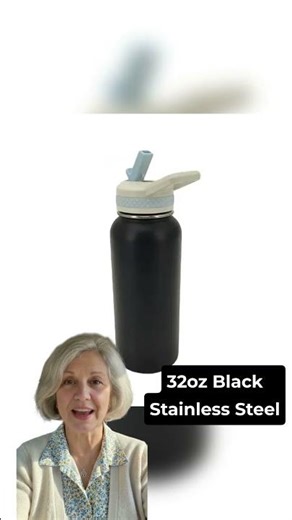 The Perfect Corporate Gift – 32oz Insulated Stainless Steel Bottle 🖤💖 #waterbottle