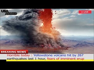 Usa Panic:Live Footage of the Huge Erupt of the Yellowstone Super Volcano that Threatened Many Lives