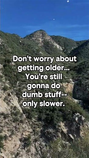 The bad news: You’re getting older...