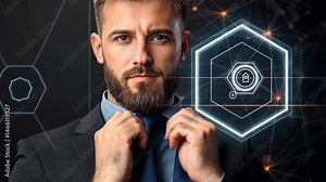 Blockchain-powered digital identity systems ensuring secure online verification, reducing fraud, and protecting personal data.