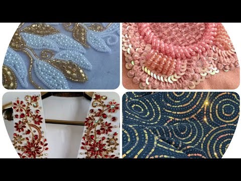 Outstanding Beaded Embroidery Design Ideas | Luxury Handmade Bead Work Inspiration#trending#trend 