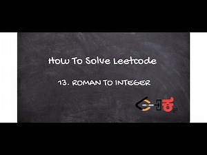 13 Roman to Integer