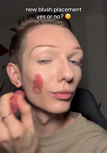 Exploring New Blush Placement Techniques for Makeup