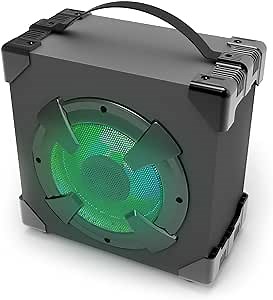 Polaroid PBT3016BK Wireless Bluetooth LED Speaker with 6 Light Modes, Portable & Rechargeable