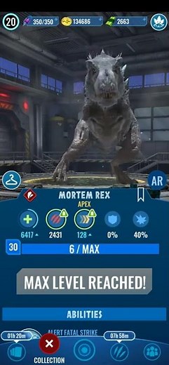 Mortem Rex Emperor Skin Showcase - Tyrants Pass Completed | Jurassic World Alive