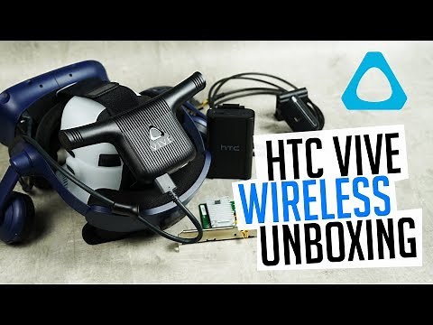 VIVE (PRO) Wireless Adapter - VR without cables! (Unboxing, Setup)