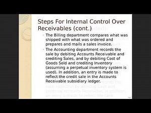 Accounting 102 - Chapter 7 Pt. 1