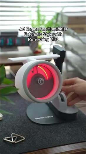 Dry air bothering you? Refresh your space with the Jet Engine Fan Humidifier