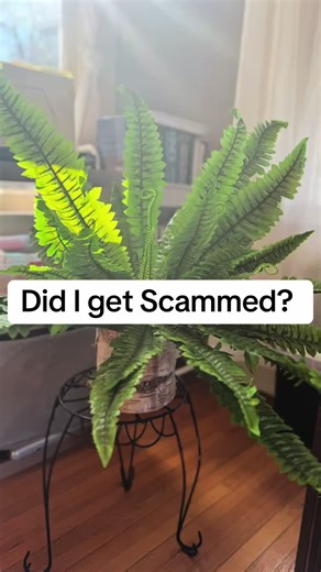 Styling Fake Fern Stems for Your Porch Decor