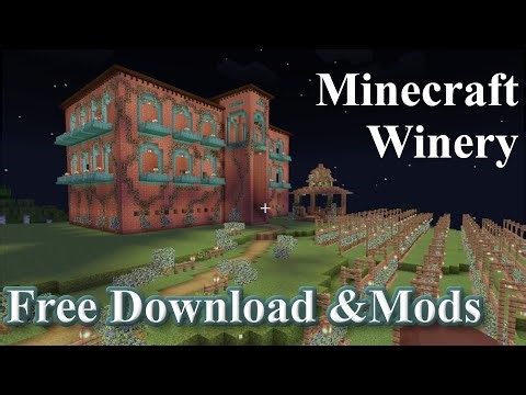 Minecraft Winery World Tour & Free Download