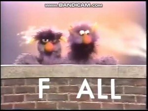 Rocket Classic Sesame Street Two-Headed Monster FALL (1979)