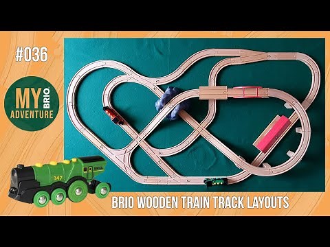 [036] BRIO Wooden Train Track Layouts - Try at Home Today