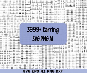 4000 Earring Svg, Earring Laser File, Wood Earring Svgs, Earrings, Mandala Earring, Earring Template, Separated SVG PNG Instant Download - Etsy