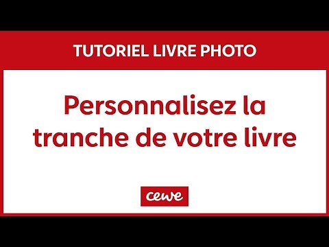 TUTO - Personnalisez la tranche de votre livre