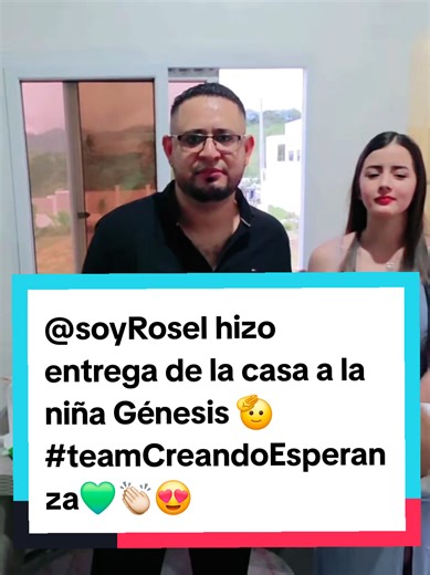 Muchas felicidades a la niña Génesis por su hermosa casa y a Soy Rosel por todo lo que ase por las personas que más lo necesitan 💚🫡Dios lo bendiga y lo cuide de tantas personas envidiosas que lo critican sin razón 👏🏻👏🏻 excelente ser humano🙏🏻💚 #soyrosel💚 #entregadecasa #honduras #viral?videotiktok😇😇 #agradecimento @🏅SOY_ROSEL TEAM 💡💡 @🏅Meyli🍀RS💚 @Prosperando