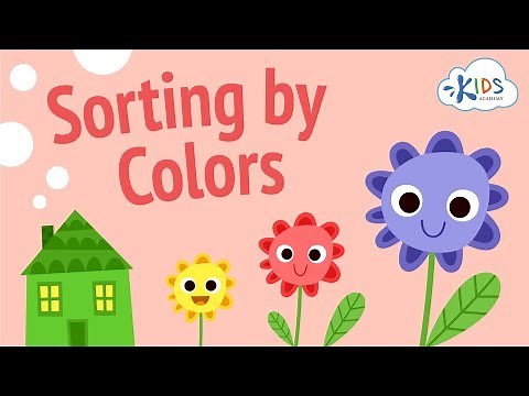 Color Song for Kids - Color Sorting For Kids - Educational Video for Kindergarten and Preschool