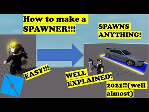 How to make a SPAWNER in Roblox Studio 2020-21 EASY SCRIPTING TUTORIAL! SPAWNS ANYTHING!