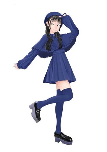 AIイラストにはあまり興味がないが、自分で描いた絵が動くのはちょっと感動🥲すぐ飽きるだろうけど🤪#イラスト　#絵描きさんフォロバ１００