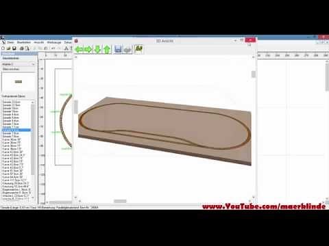 Modellbahn-Anlage selber planen in allen Spurweiten - kostenlos (Trackplanner)