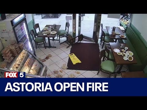 NYC Crime: Surveillance video shows moments a suspect shoots a man in Astoria