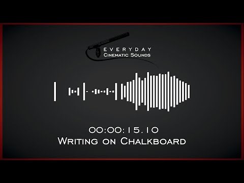 Writing on Chalkboard | HQ Sound Effects