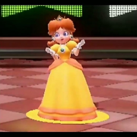 Daisy Dancing in Super Mario Party #Shorts #Nintendo #Dance
