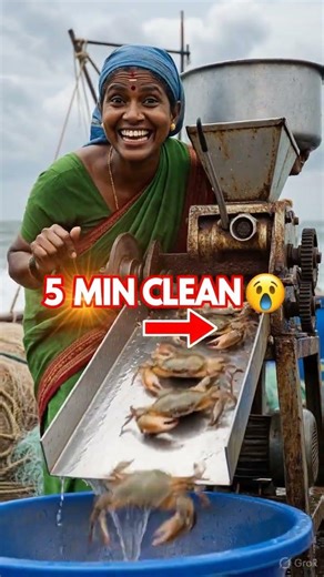 🦀 “5 Seconds la Fish Clean 😱 Fisherwoman Secret Machine!” 🔥