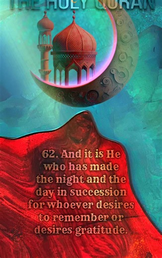 The Wisdom Behind Day and Night,Quran 25:62 Explained,Signs of Allah,Qur'an25:62,A Powerful Reminder, The Wisdom Behind Day and Night – Quran 25:62 Explained