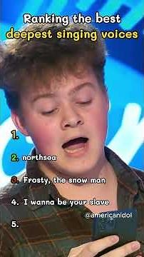 Ranking the best Unbelievably Deep Voice Singing Moments
