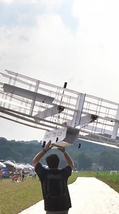 Here’s a quick intro to our newest video with Peter and his awesome multi wing plane. Go check out the full video to see how this monster plane holds up in combat against the world best pilots. | Flite Test