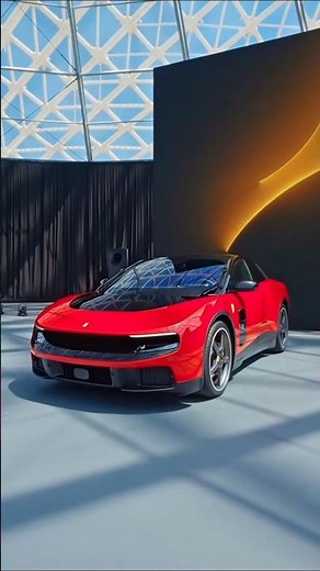 Ferrari Luce: First look at the new electric supercar #ferrari #youtubeshorts #shorts
