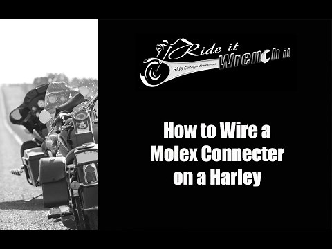 How to Wire a Molex Connector on a Harley Davidson