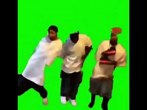 Green Screen 3 guys dancing Meme (No Sound)