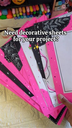 Decoration sheets for your next project 🌷✨ #togetherwcreativeness #decorativesheets #shorts