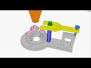 Self-centering fixture for conical works