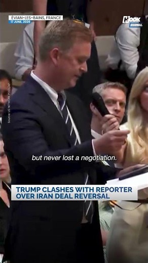 Trump teases reporter over Iran deal reversal