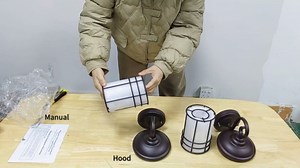 MICSIU 2-Pack 5.5" Wide Slim Outdoor Wall Light, 10" Anti-Rust Textured Black Exterior Lantern for Garage Pillar & Side Door, Narrow Porch Light with Seedy Glass, ETL Listed