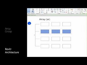 REVIT ARCHITECTURAL - ce array group