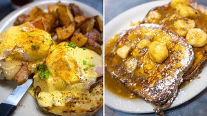 280K views · 902 reactions |  Hot Hill Country brunch spot serves up WILD French Toast and Eggs Benedict!  David Elder takes you inside Sunset Grill Fredericksburg Tx for a new episode of Texas Eats >> https://bit.ly/2XAqAEG | KSAT 12 & KSAT.com | Facebook