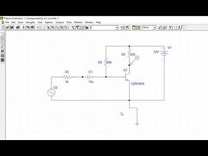 Pspice | class A Power amplifier series Fed