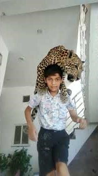 shaurya is. meeting with leaperd😯#youtubeshorts