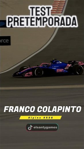TEST ALPINE F1 2026 #simuladores #bahrain #f1 #test